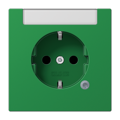 JUNG SCHUKO®-розетка 16 A / 250 B ~с индикатором напряжения светодиод LS1520INAKOGN