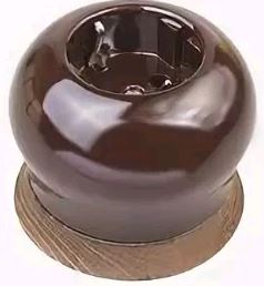 BIRONI Фаберже Керамика Коричневый Розетка с/з B2-101-020/18