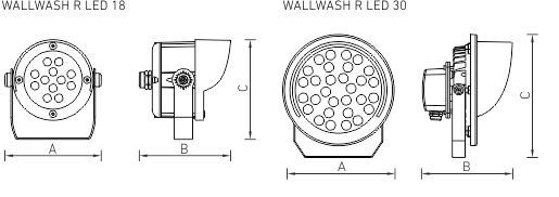 Купить СТ WALLWASH R LED 30 (60) 4000K светильник 1102000190