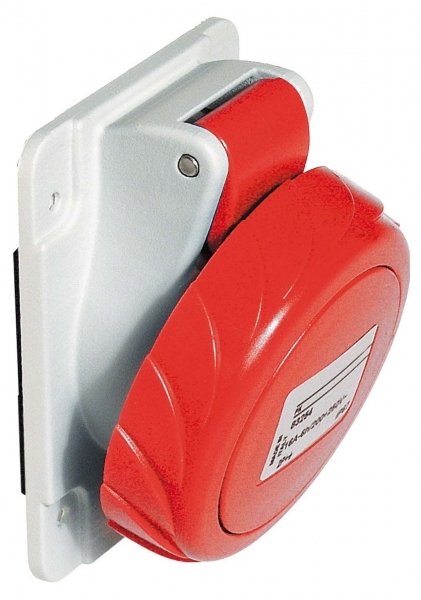 Купить SE PratiKa Розетка скрытой установки, угловая, винтовой зажим, 16А 3P+E IP67 380В PKF16F734