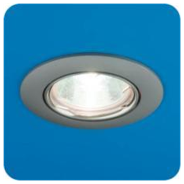 Купить Italmac Gamma 51 1 12 Светильник встраиваемый MR16 1x50W GU5.3 мат.хром повор.