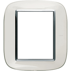 BT Axolute Белая карамель Рамка 3+3 мод эллипс HB4826DB