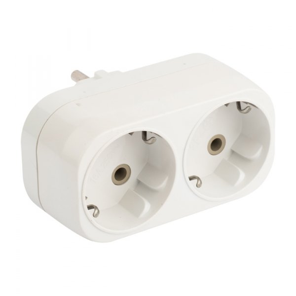 EKF PROxima Разветвитель 2 гн. с/з плоский 16А 250B ARP16-2