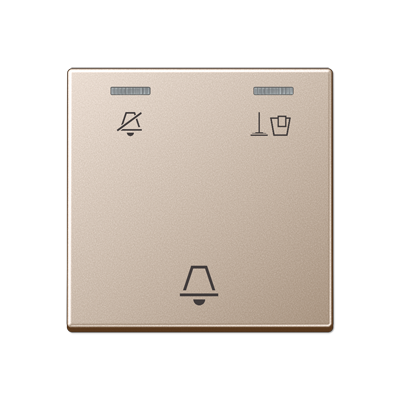 JUNG Клавиша для гостиничных кнопочных модулей 531KO5EUM24 или 531KO5EUM230, шампань ACUKO5MCH