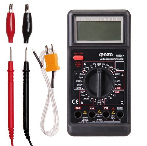 ФАZA Мультиметр Мультиметр цифровой M890C+ .5008816