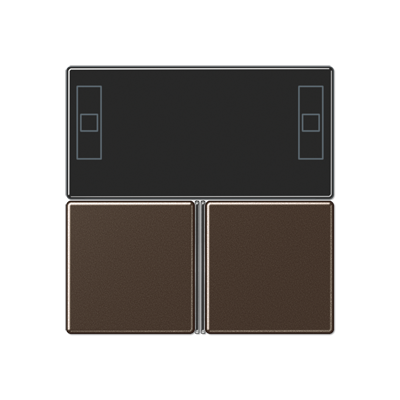 JUNG крышка к Room-controller, в сборе, мокко A4093TSAMO