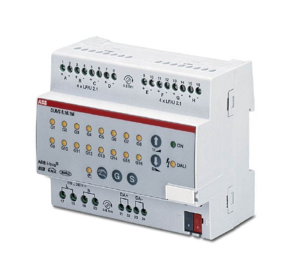 ABB KNX DLR/S 8.16.1M Светорегулятор DALI 8 каналов 2CDG110101R0011