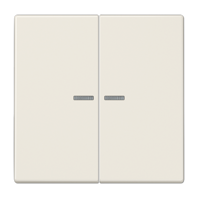JUNG Клавиша для KNX кнопки, 2 группы, с окошком дюропласт слоновая кость LS102KO5