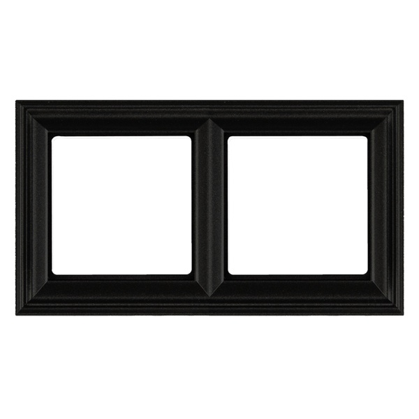 JUNG EcoProfi DECO Черный матовый Рамка 2-ая EPD482SWM