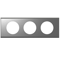 Купить Legrand Celiane Сталь фактурная Рамка 3-ая (2+2+2 мод) 069103