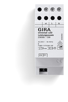 Купить Gira Вставка универcального LED светорегулятора c доп. мощностью REG System 3000 238300
