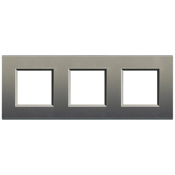 Купить BT LL Серый шелк Рамка прямоугольная, 2+2+2 мод LNA4802M3AE