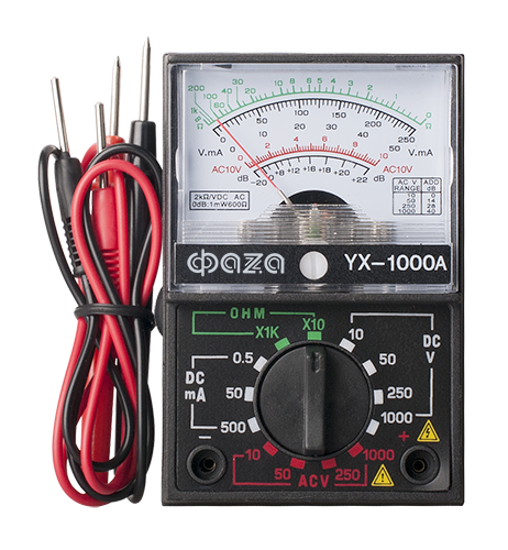 ФАZA Мультиметр Мультиметр аналоговый YX-1000A .5000537