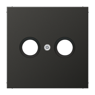JUNG LS 990 Антрацит Накладка TV-FM розетки AL2990TVAN