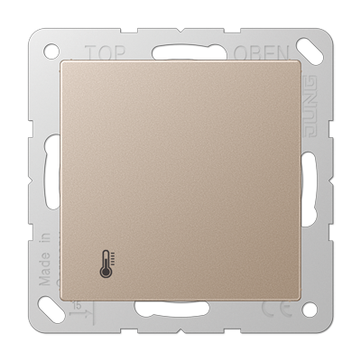 JUNG KNX-регулятор с ручкой для установки температуры шампань A2178ORTSCH