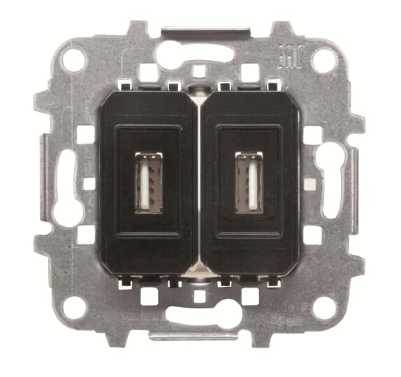 ABB Механизм разъёма 2xUSB с винтовыми клеммами (5 проводов) 2CLA815588A1001