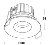 Купить Quest Light Светильник встраиваемый, белый, LED 7+3w 3000K 800lm, IP40 NIBIRU LD white