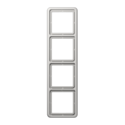 JUNG CD Светло-серая Рамка 4-ая ударопрочная CD584WULG