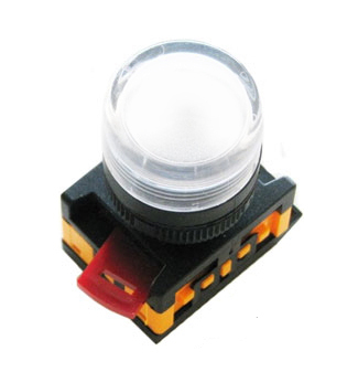 Купить IEK Лампа AL-22TE сигнальная d22мм белый неон/240В цилиндр