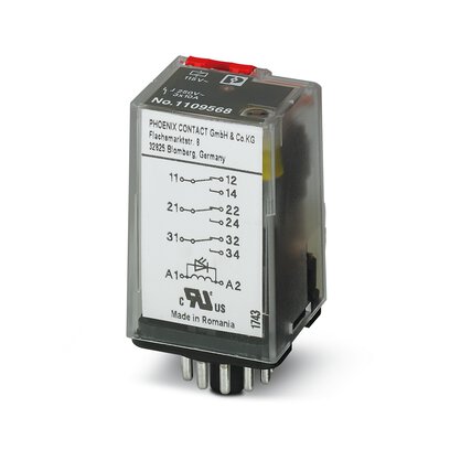 Phoenix Contact REL-OR-BL/L-115AC/3X21 Одиночное реле 1109568