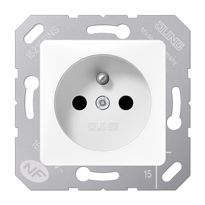 JUNG розетка франко-бельгийской системы 5120FBFKIWW