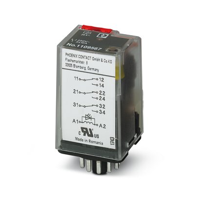 Phoenix Contact REL-OR-BL/L- 24AC/3X21 Одиночное реле 1109567
