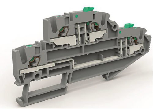 DKC Двухуровневая клемма с размыкателем