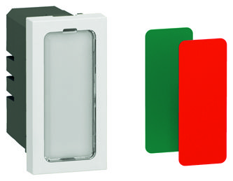 Купить Legrand Mosaic Одинарная лампочка подсветки 230 В - 1 модуль - белая 078501