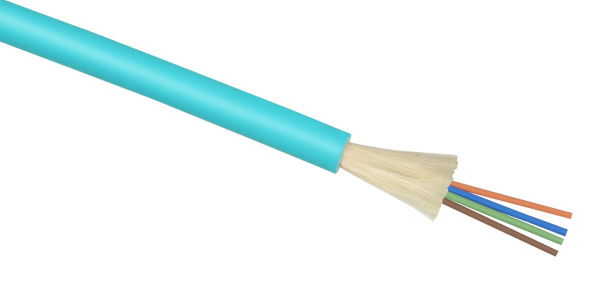 Купить Оптоволоконный кабель 50/125 OM3 многомодовый Cabeus TB-A-4-08T-E-K-LSZH-IN-25 8 волокон голубой