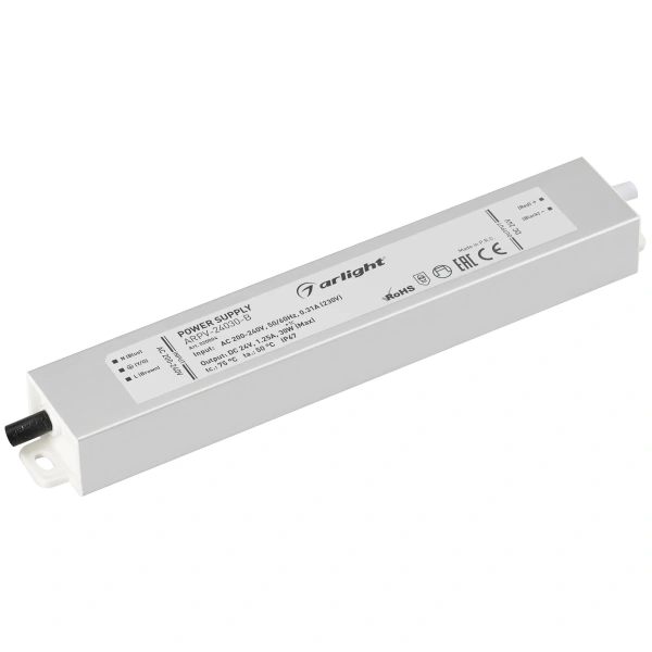 Купить Блок питания ARPV-24030-B (24V, 1.3A, 30W) (Arlight, IP67 Металл, 3 года) 020004