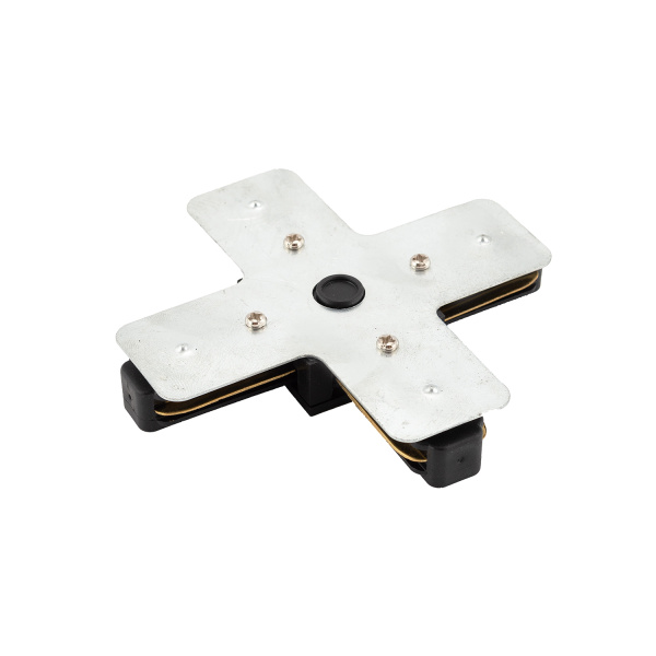 Купить Denkirs TR1104-BK Соединитель для шинопровода X-образный, черный