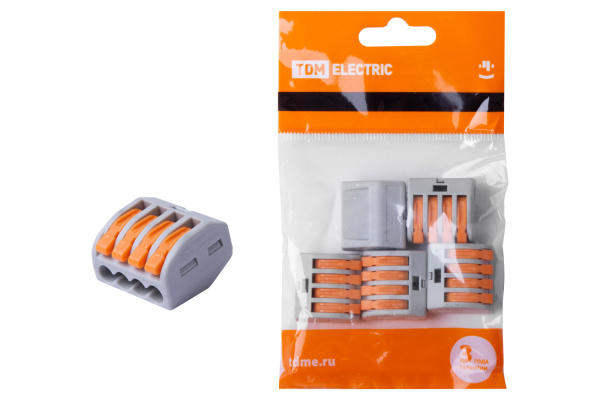 TDM Соединительная клемма СК-414 (2,5мм2) (5 шт/упак) SQ0527-0014