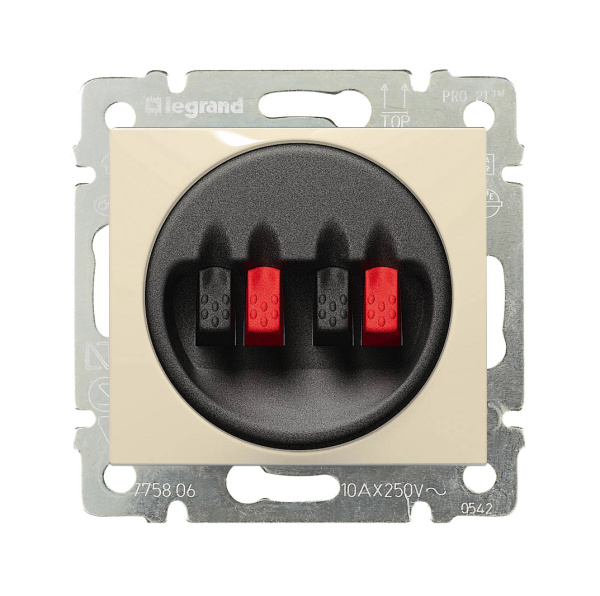 Купить Legrand Valena Крем Аудиорозетка 2-ая 774324