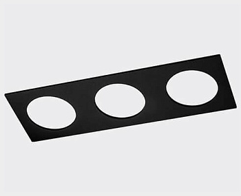 ITALLINE SP 03 BLACK Рамка декоративная, тройная