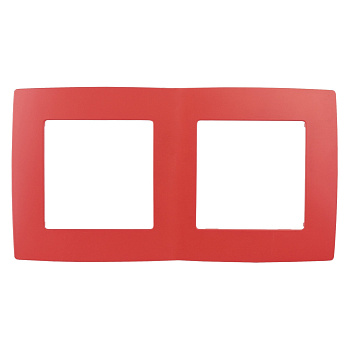 ЭРА 12-5002-23 Красный Рамка на 2 поста, 12