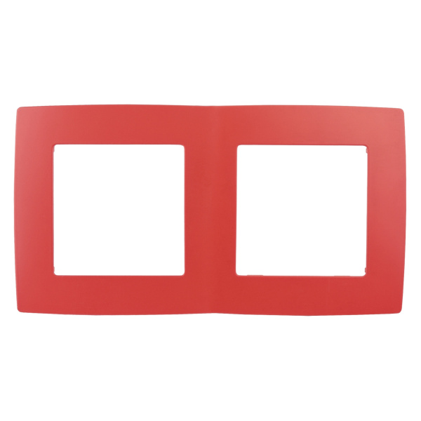 ЭРА 12-5002-23 Красный Рамка на 2 поста, 12