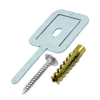 Промрукав Комплекты для крепления ОКЛ с использованием самореза, дюбеля и хомута FR ПР-40 (100 шт), упак PR08.5201