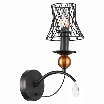 Lussole LGO Металл Черный /  Металл Светильник настенный E14 40W LSP-8105