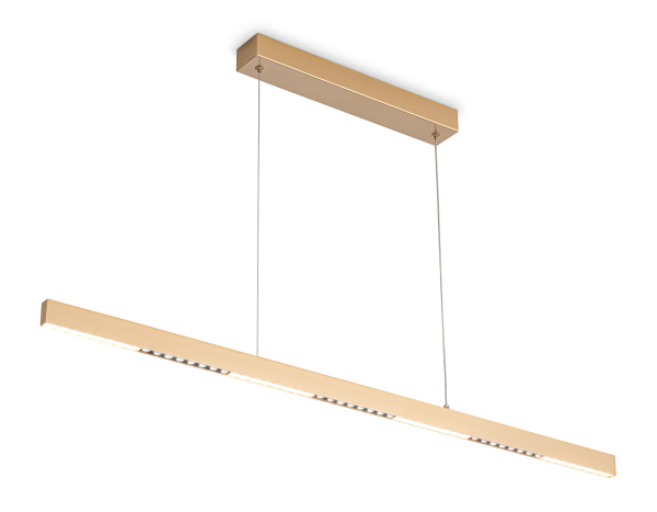 Ambrella Светильник подвесной светодиодный FL5833 GD золото 25W 3000K/4200K/6400K 1037*17.5*750 (без ПДУ)