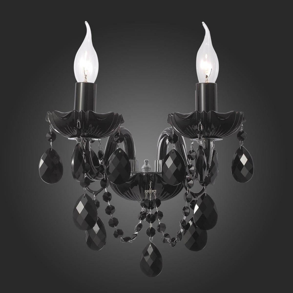 Купить ST LUCE SL642.401.02 Бра  Черный, Хром/Черный E14 2*40W