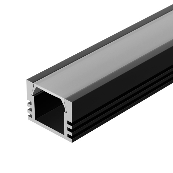 Arlight Профиль PDS-S-2000 ANOD Black (Алюминий) 020896