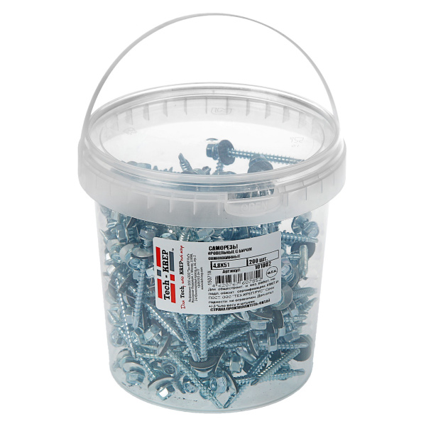 Tech-Krep Саморез КР ZP св. 4,8х51 (200 шт) - ведро 101002