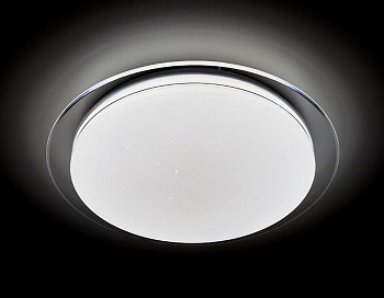 Ambrella Потолочный светодиодный светильник с пультом FF48 WH белый 72W D570*75 (ПДУ ИК)