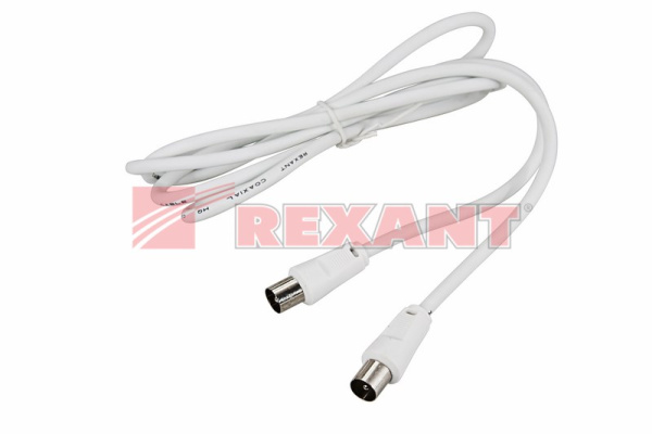Купить Шнур TV шт - TV шт 1.5М Белый Rexant 18-0102