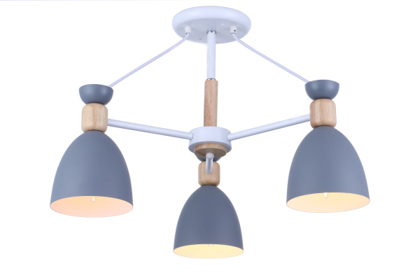 Купить Freya Modern Delia Белый Потолочный светильник E27 60W FR5033CL-03W