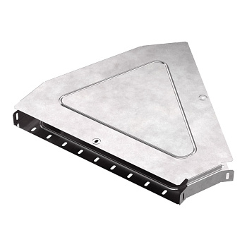 Промрукав Угол горизонтальный 45 градусов с крышкой Стандарт 500х50 PR16.0616