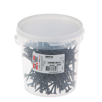 Tech-Krep Саморез ШСГД 4,8х100 (100 шт) - ведро 100088