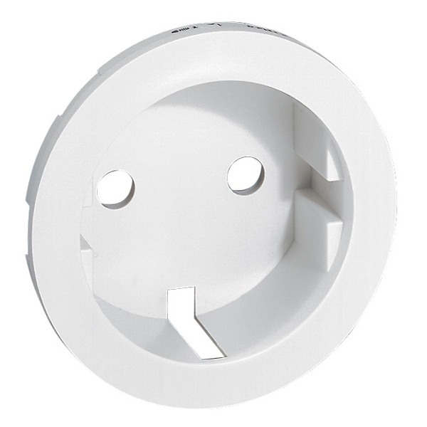 Купить Legrand Celiane Бел Накладка розетки с/з, для винт и безвинт зажимов (мех 67153, 67161) 068131