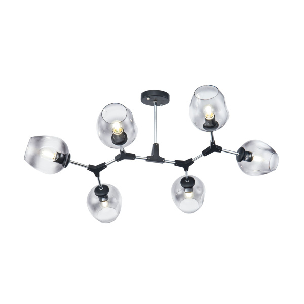 Купить Freya Modern Desi Черный Потолочный светильник E27 60W FR5006CL-06B