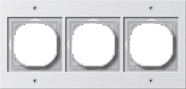 Gira TX-44 Белый Рамка 3-ая 021366